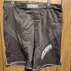 Tatami Black Fightwear Shorts Size 38 Velcro